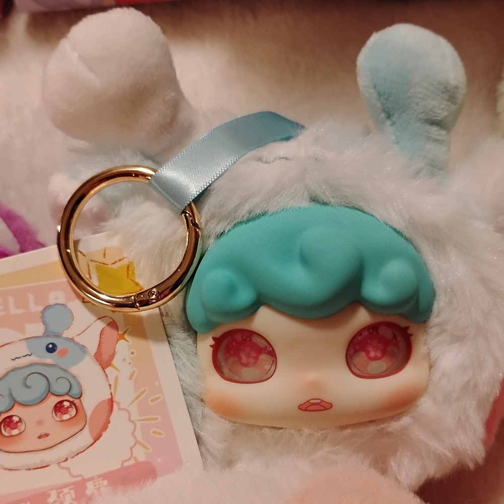 (5)Domi PinPin World Plush Keychain With A Pouch Bundle - Picture 7 of 9
